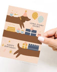 Long Story Short Dog Birthday Greeting Card
