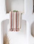 Earthy Striped Turkish Beach Towel