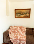 Hanalei Plush Throw - Island Blush
