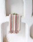 Earthy Striped Turkish Beach Towel