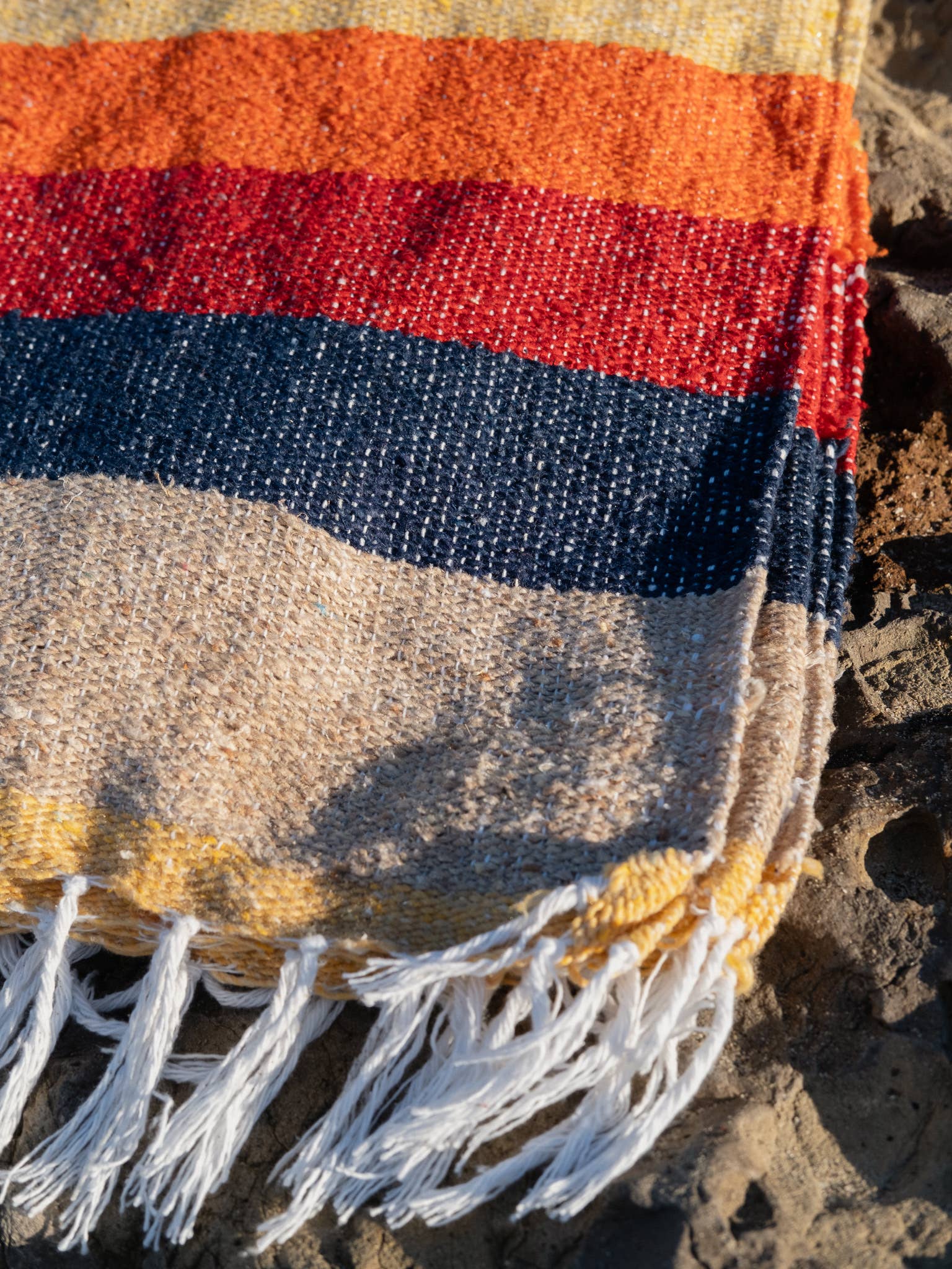 Vintage Desert Recycled Throw Blanket