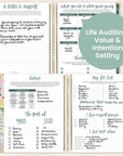 Beige Bouquet 2026 Vision Planner
