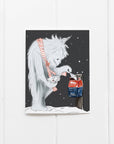 Yeti Sending Letters Greeting Card