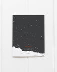 Yeti Sending Letters Greeting Card