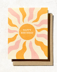 Happy Birthday Boho Sun Card