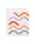 Birthday Card | Wavy Squiggle Birthday Pattern