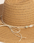 Sea Shell Floppy Straw Hat