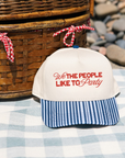 We The People Like To Party Embroidered Hat