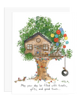 Tree House Party Greeting Card