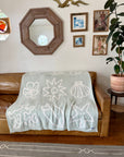 Tide Plush Throw - Seafoam