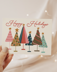 Happy Holidays Tree Card