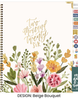Beige Bouquet 2026 Vision Planner