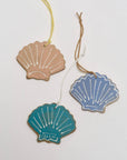 Seashell Ornament : Light blue