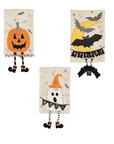 Halloween Dangle Leg Tea Towels