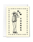 Wow Thanks Cowboy Card