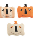 Button Jack-O-Lantern Pillows
