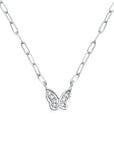 Dainty Butterfly Chain Necklace