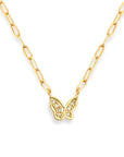Dainty Butterfly Chain Necklace