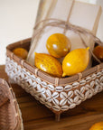 Bamboo Tray with Shell Detail