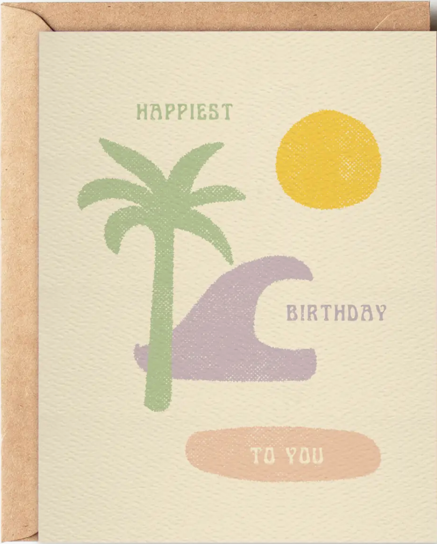 Happiest Birthday Card - Daydream Prints