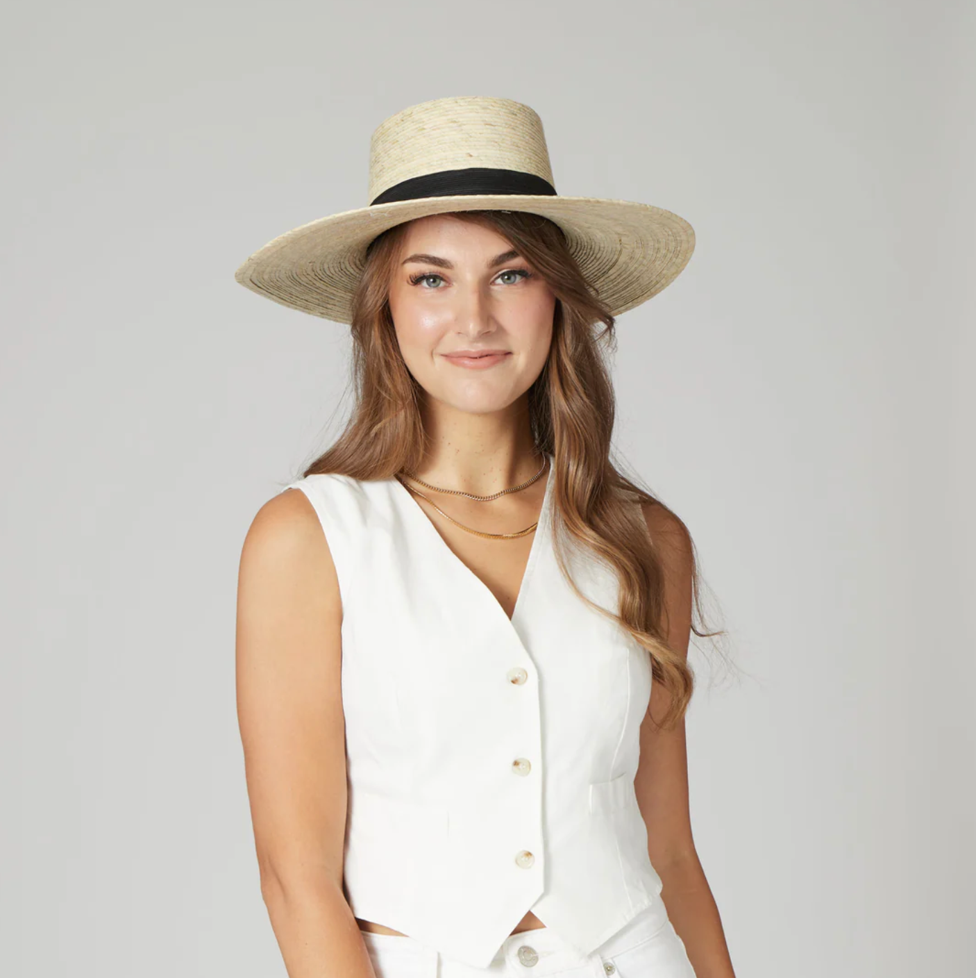 Baile Palm Straw Boater