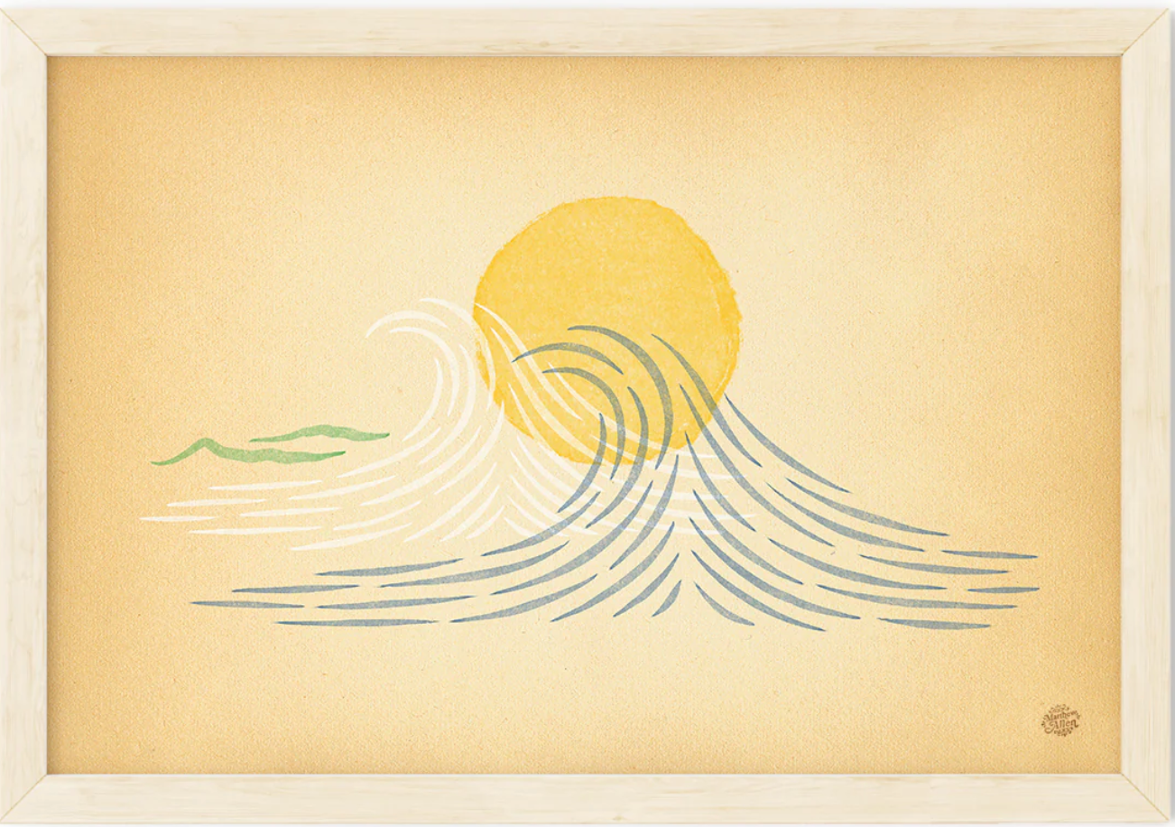 Cove Watercolor Print