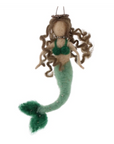 Green Mermaid Ornament