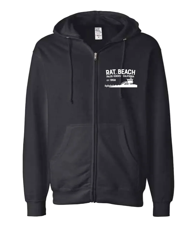 Life's a Beach パーカー evilact ZORLAC RATS Rat Beach Zip Up – The Aloha Bungalow