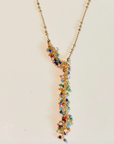 Wisteria Y Necklace : Multi Quartz