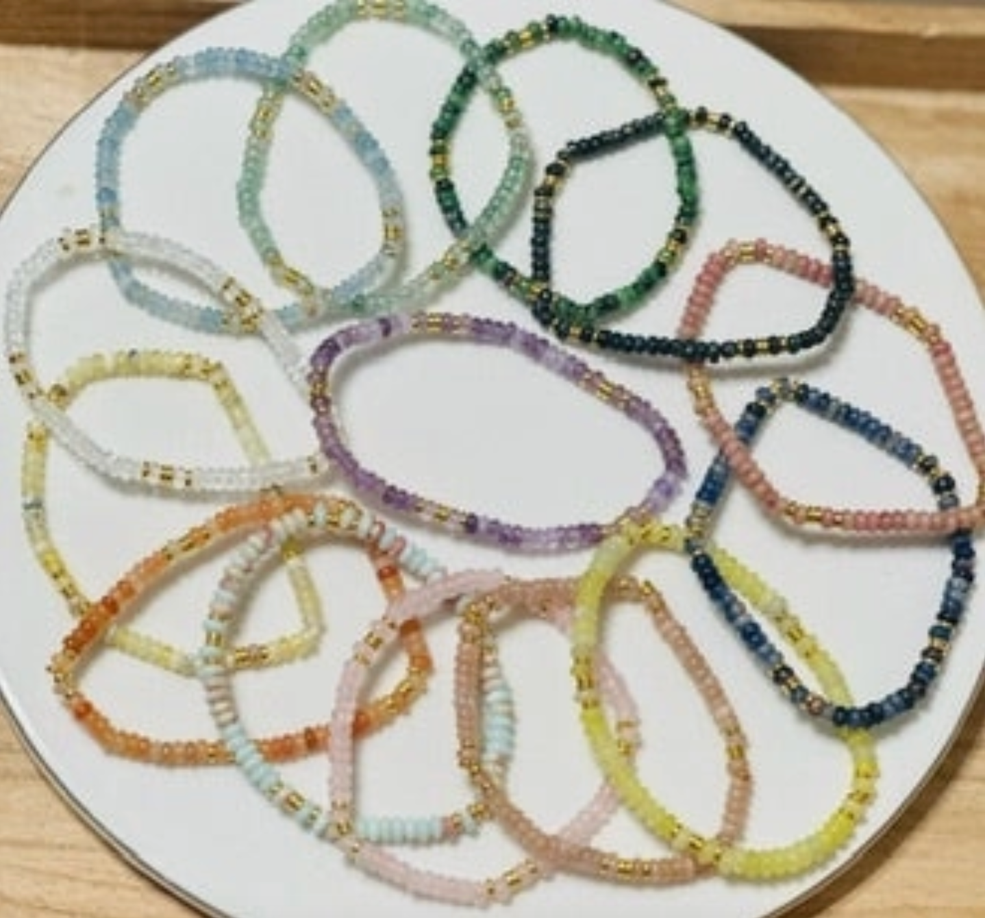 Linea Beaded Stretch Bracelet