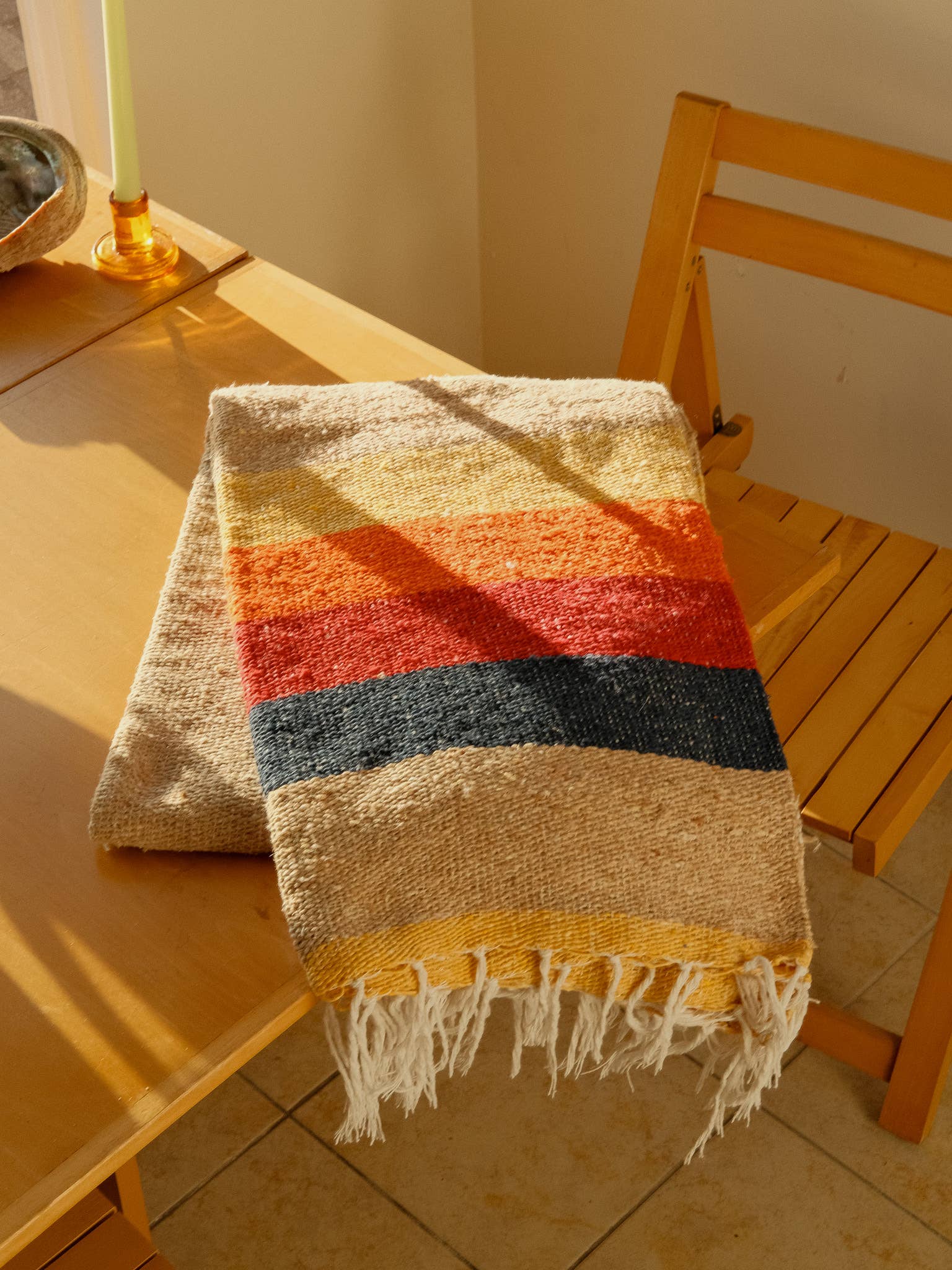 Vintage Desert Recycled Throw Blanket