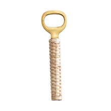 Load image into Gallery viewer, Bottle Opener with Bamboo Wrapped Handle
