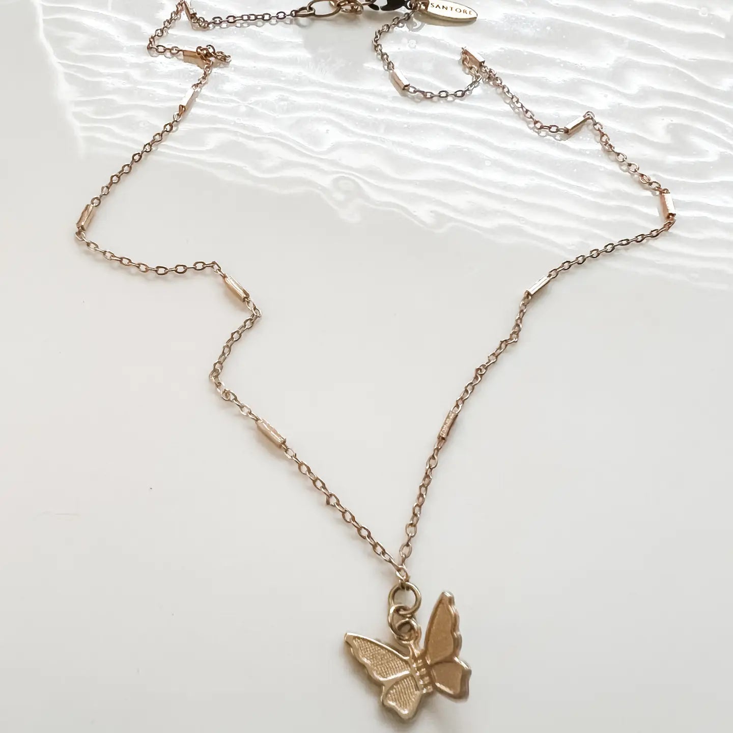 Kimi: Tiny Butterfly Necklace