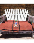 Red Earth Rust Baja Fish Yoga Blanket