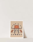 Surf’s Up Cowboy Art Print