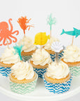 Octopus and Shark Cupcake Kit