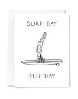 Surf Day Burfday Card
