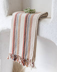 Earthy Striped Turkish Beach Towel