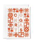 Congrats Quilt Card