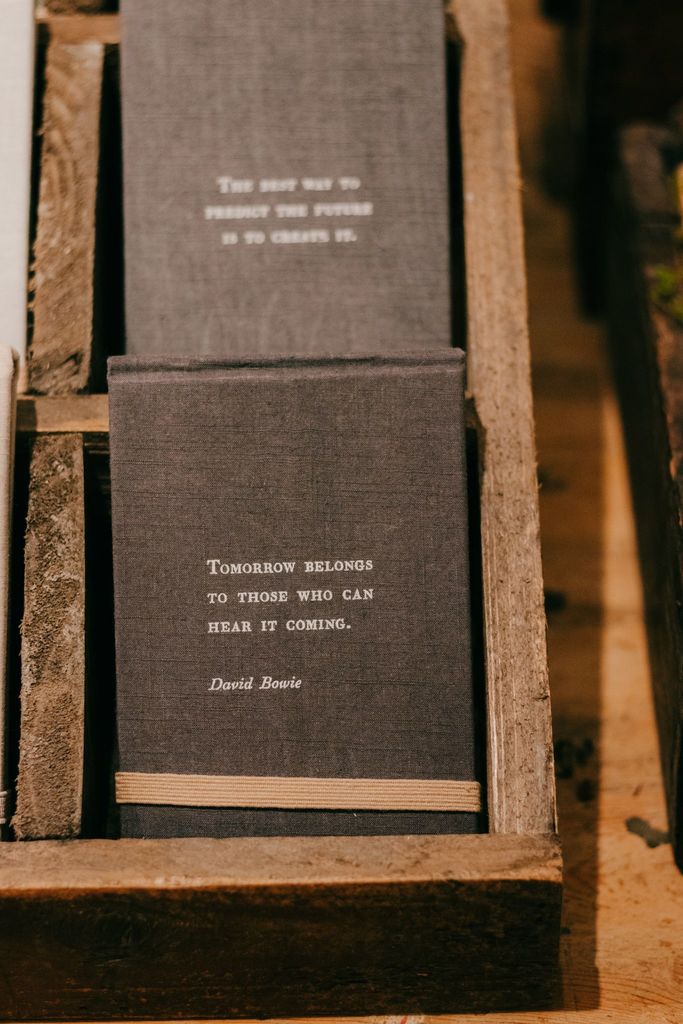 David Bowie Fabric Notebook