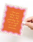 I Love You Today Greeting Card