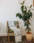Lanai Plush Throw - Slate Blue