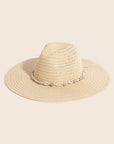 Sea Shell Floppy Straw Hat