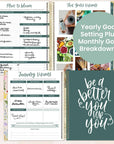 Beige Bouquet 2026 Vision Planner