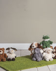 Small Elephant Recycled Stuffed Animal