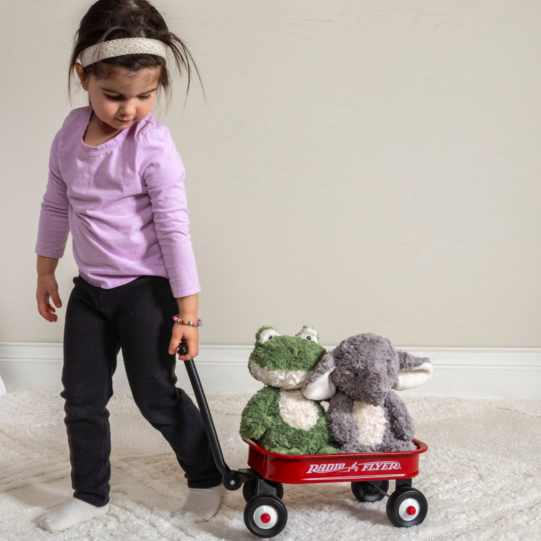 Large Frog Recycled Stuffed Animal