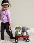 Large Frog Recycled Stuffed Animal