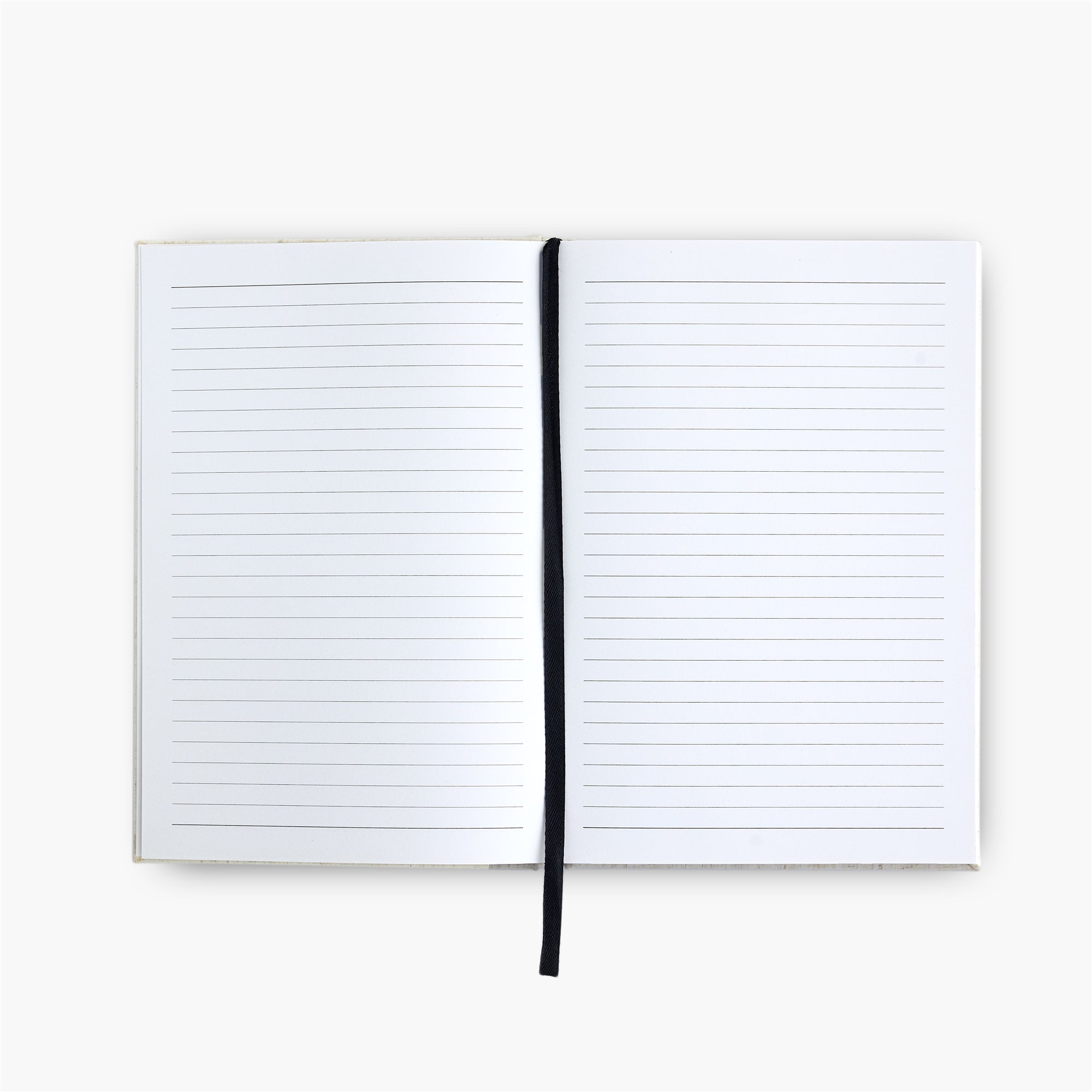 Grateful Heather Gray Linen Notebook