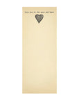 Heart To The Moon Skinny Notepad