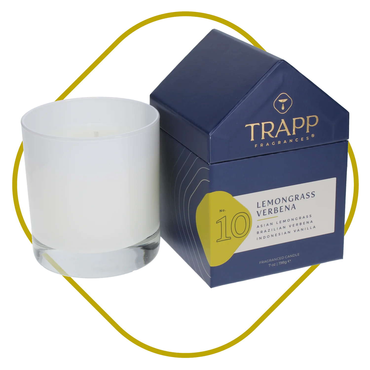 Lemongrass Verbena Trapp Candle